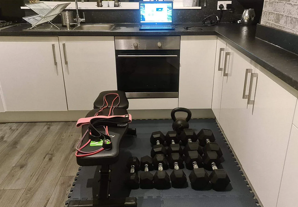 Home Gym Hero, Kelly: Kitchens aren’t Just for Cooking