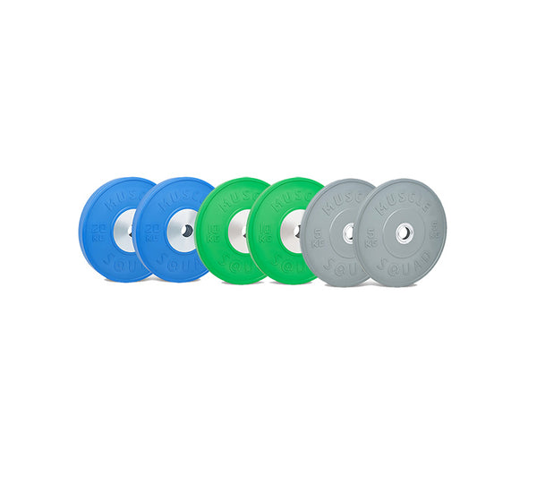 MuscleSquad Competition Metal Weight Plates