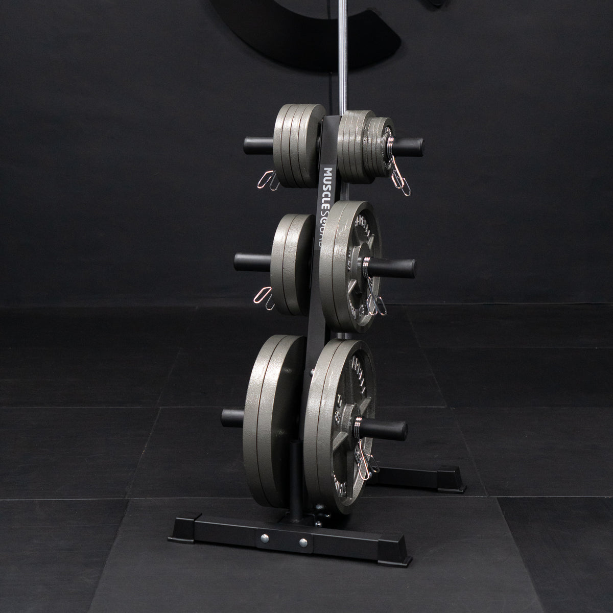 Phase Olympic Weight Plate Tree MuscleSquad