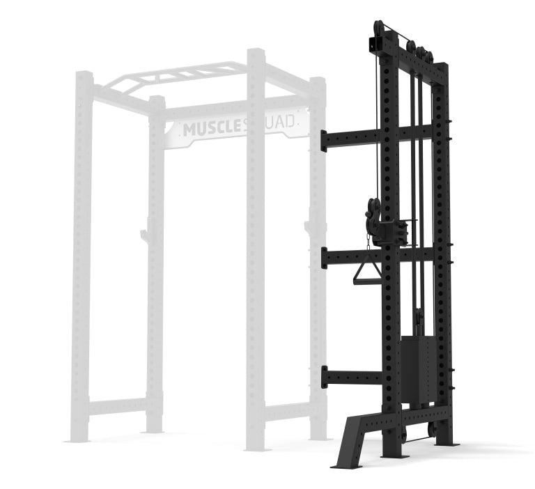 Squat rack cable online attachment