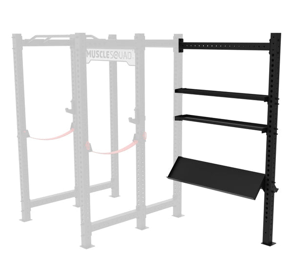 MuscleSquad Phase 3 Modular Power Rack Storage Extension
