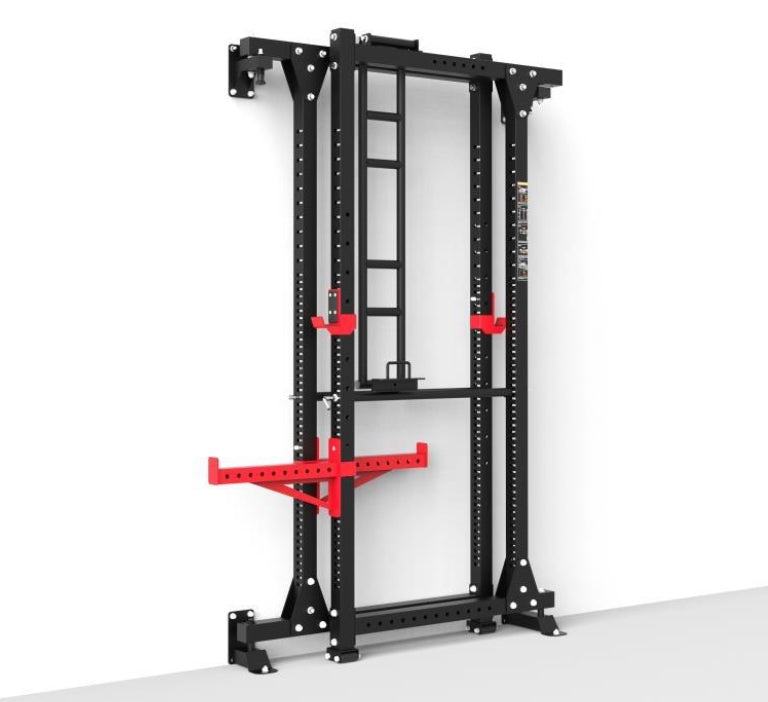 Phase Wall Mounted Folding Squat Rack MuscleSquad
