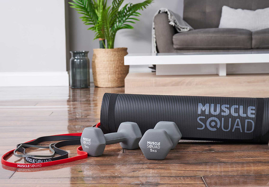 top equipment to set up a home gym in your living room