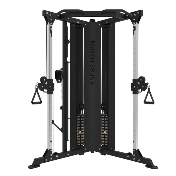 MuscleSquad Dual Action Pulley Cable Machine