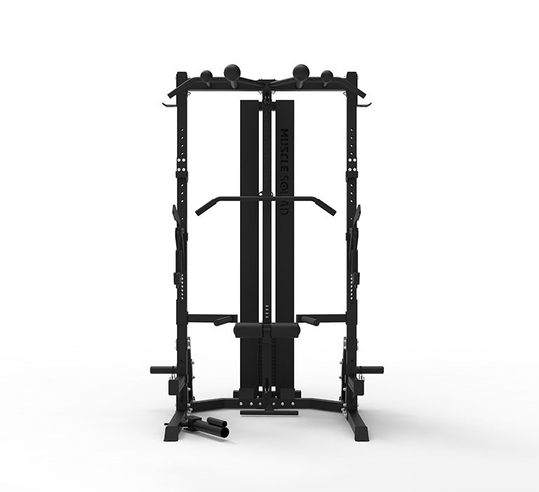 Phase 2 Quarter Squat Rack with Pin-Loaded Pulley | MuscleSquad