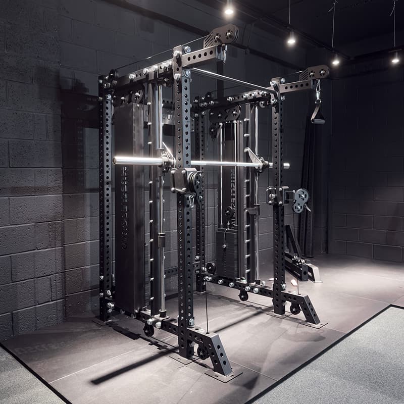 Modular Smith Rack Phase 3 Modular Rack with Smith Machine | MuscleSquad