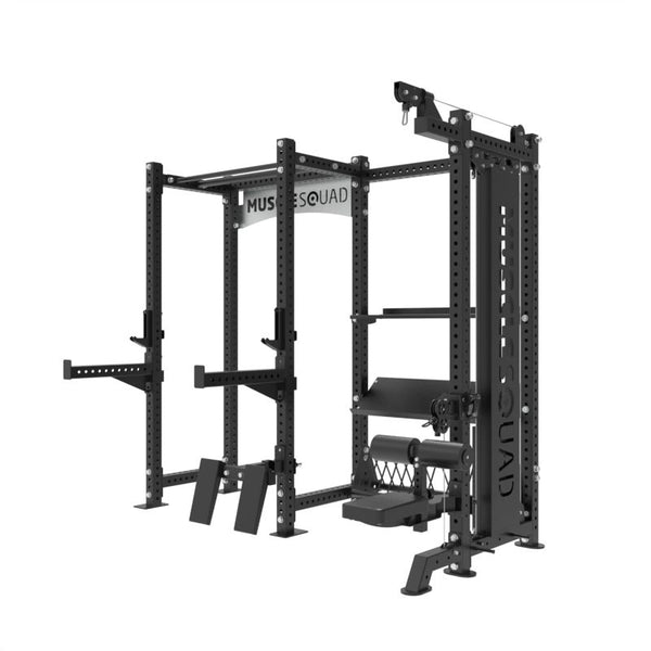 MuscleSquad Phase 4 Rack With Cable Pulley