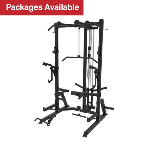Phase 2 Quarter Squat Rack with Cable Pulley