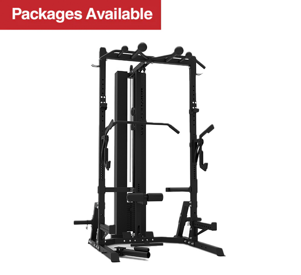 Phase 2 Quarter Squat Rack with Pin-Loaded Pulley