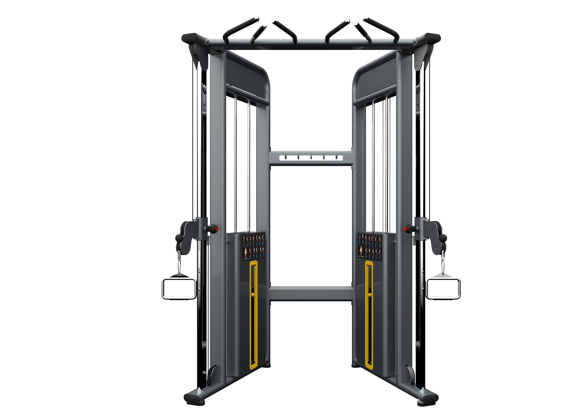 MuscleSquad Dual Adjustable Pulley Machine