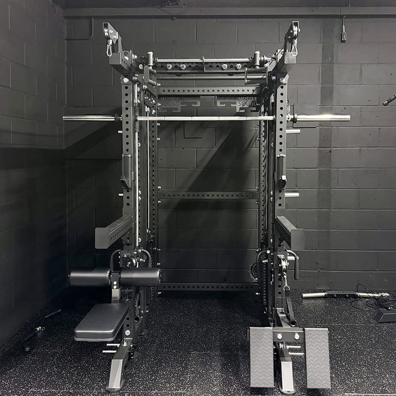 Phase 4 Multi Functional Squat Rack with cable | MuscleSquad