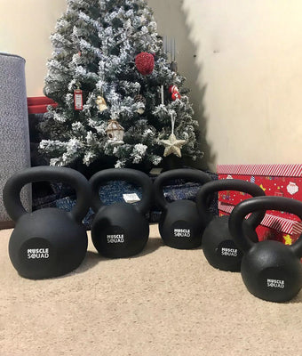 MuscleSquad Home Gym Christmas kettlebells @carly_hewitt
