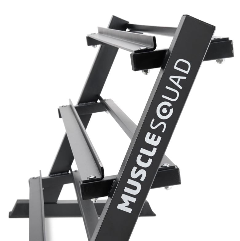 Three Tier Heavy Duty Dumbbell Storage Rack | MuscleSquad