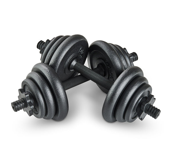 Cast Iron Adjustable Dumbbell Pair