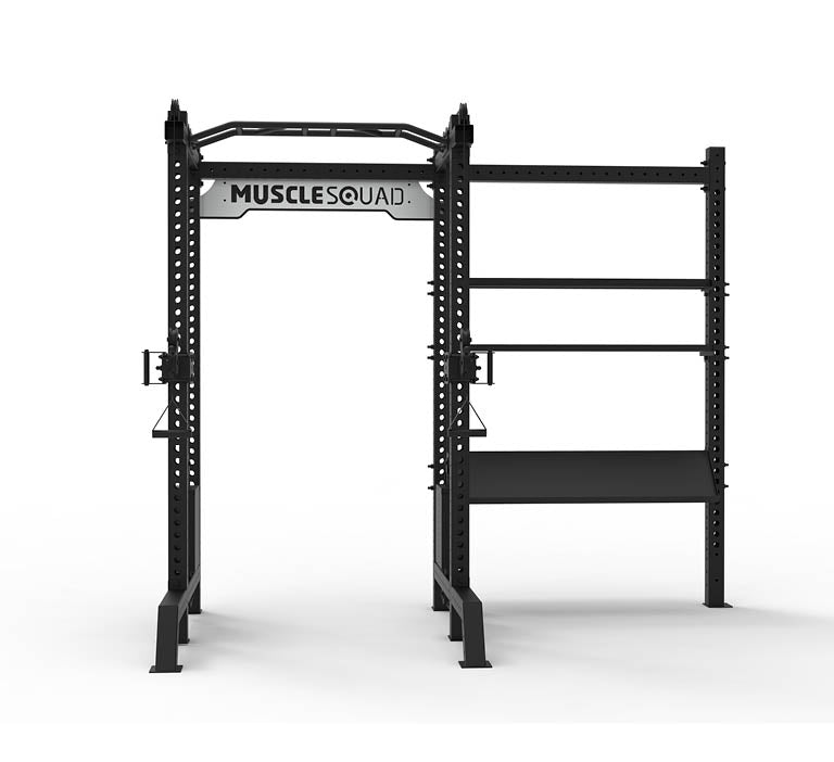 MuscleSquad Phase 3 Dual Cable Stack & Storage Extension