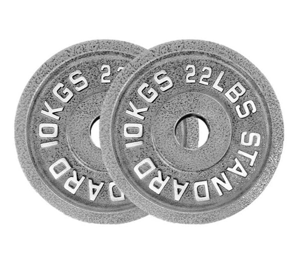 Cast Iron Standard Classic Olympic Weight Plates 2 x 10kg