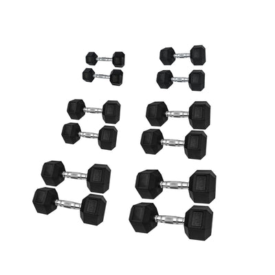 Hex Dumbbell Pairs (1-50kg), Home & Commercial Gym Equipment