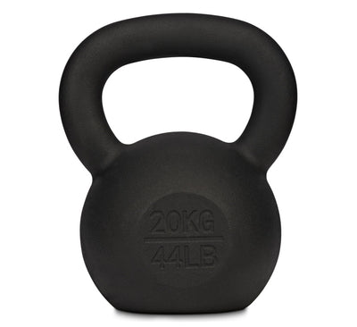 Titan Fitness 20 KG Cast Iron Kettlebell, Single Piece Casting, KG and LB