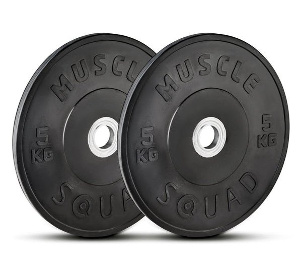 MuscleSquad Competition Metal Core Bumper Olympic Weight Plates 2 x 5kg