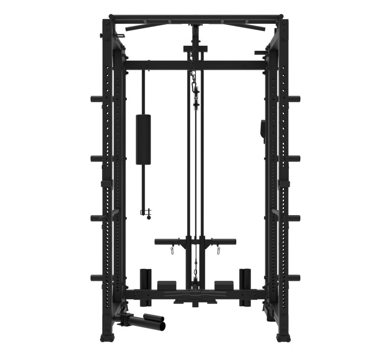 Freestanding Folding Power Rack with Pulley | MuscleSquad