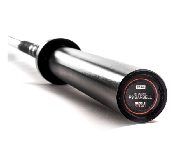 Phase 7ft Black Olympic Barbell MuscleSquad - Main Image