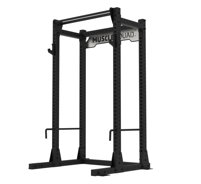 MuscleSquad Phase 3 Half Rack modular squat & power rack