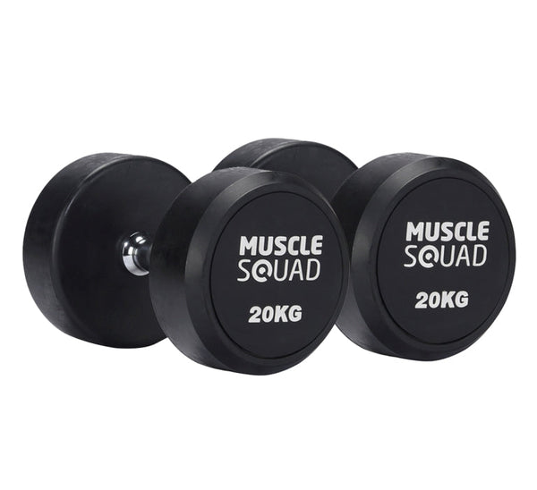 Pair of 20KG Round Dumbbells