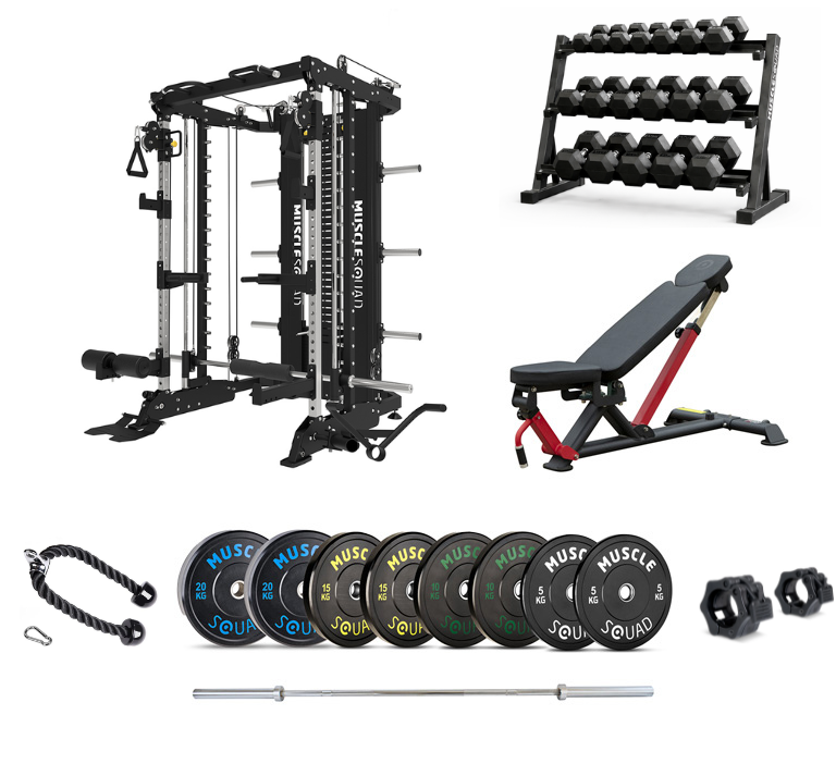 MuscleSquad Winter Sale - Multi-Functional Home Gym Package